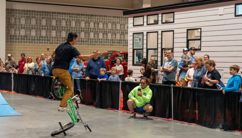 Radville BMX stunt shows at the OC RV Show