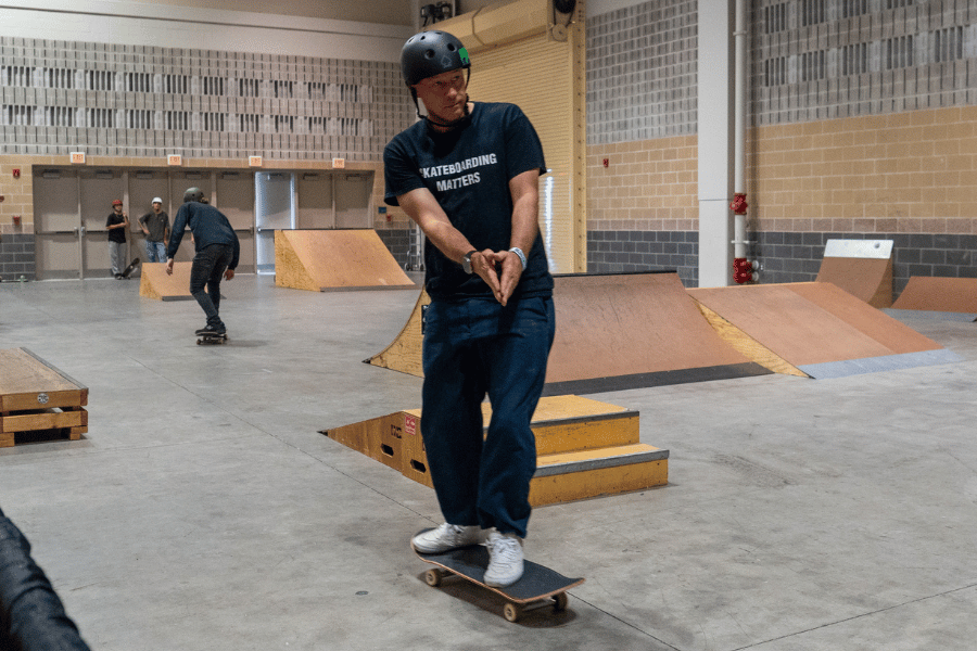 coastal-shred-fest-indoor-street-course | OC RV AND VAN LIFESTYLE SHOW Coastal Shred Fest indoor street course at the OC RV Show in Ocean City, MD